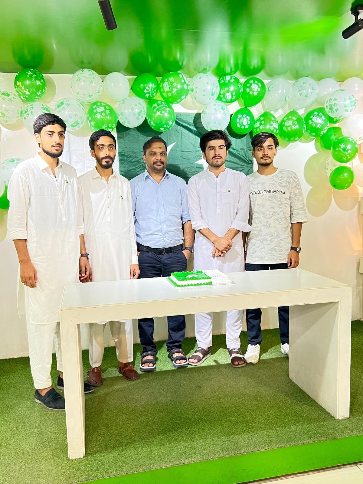 Team celebrating Independence Day at the Teleza office